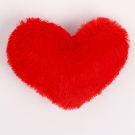 Soft magnet "Love" in the form of a heart, with sequins, 10 cm, red color-3