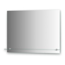 Зеркало с фацетом и полочкой 80 х 60 см, Evoform