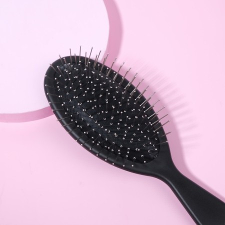 Massage comb, 7 × 22 cm, black color-2
