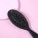 Massage comb, 7 × 22 cm, black color