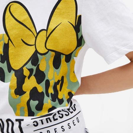 T -shirt "Not Stressed" Minnie Mouse, White-3