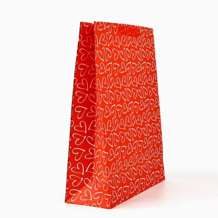 Laminated vertical packet “From the whole heart”, glitter, l, 31 × 40 × 11.5 cm-2