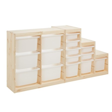 TROFAST-2 rack, with containers, a pine array-9