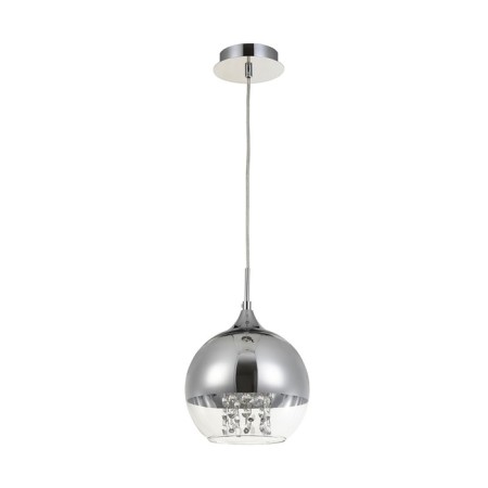 Suspension Fermi 1x60W E27, nickel 20x20 cm