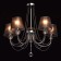 Ceiling chandelier "Federica", 5x40W E14, chrome 64x64x60 cm