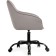 Computer chair Oisha plastic/velor, black/gray 56x63x80 cm