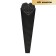 Flower cone, black, 50 x 15 cm