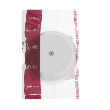 BYLLECTRICA distribution box Retro KM-449, 95x95x45 mm, IP20, Rev. mouth., white-2