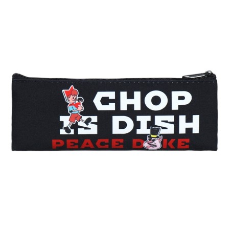 Penal soft, 1 compartment 75 x 195 mm, flat, Hatber, "Atomic Heart" Black NPK_64212-2