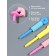 Bigudi with a fixator, D = 3.4 cm, 16.5 cm, set - 3 pcs, multi -colored