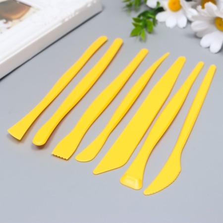 Tools for modeling and giving a set 7 pcs plastic-1