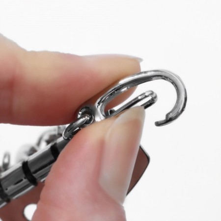 The base for the key holder, 4 carbine, 34 × 50 mm, silver color-2