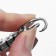 The base for the key holder, 4 carbine, 34 × 50 mm, silver color