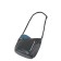 Bag bag claim. Kozh, lightning department, black/blue 25x15x27cm