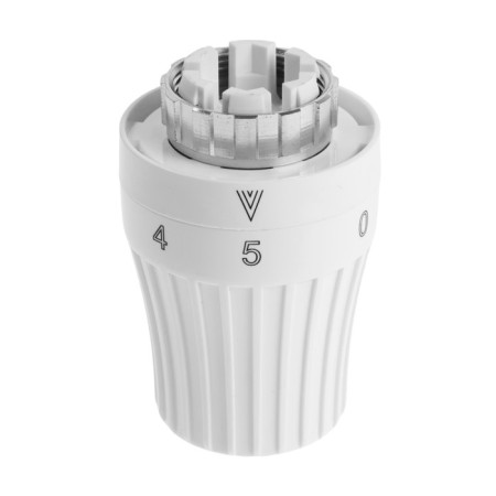 Thermostatic head OGINT 022-5069, liquid, M30x1.5 mm, PN 10, 6-28 ° C, white-1