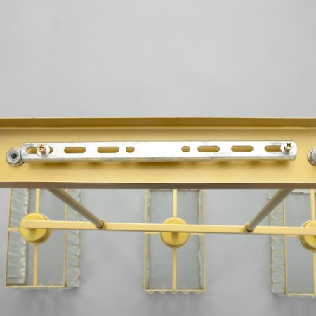 Gerda lamp 3he27 40W gold 78x31x33-90cm Bayerlux-7