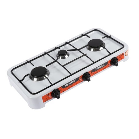 Gas tiles Centec CT-1522, 3 burners, white