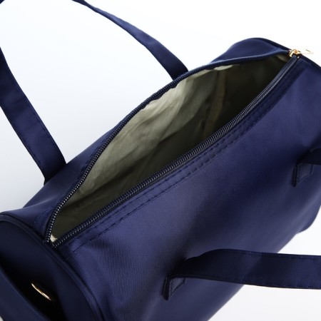 Cosmetic bag with lightning, dark blue color-2