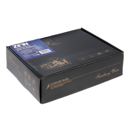 Zein Z3881 shell mixer, single -leaf, interior, height 15 cm, brass, black-13