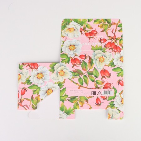 Box Gift team, packaging, "flowers", 18 x 12 x 8 cm-5