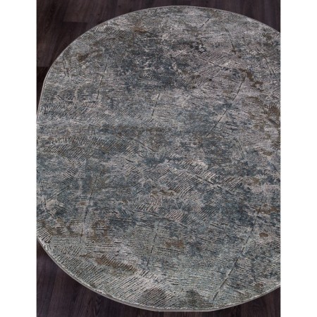 Oval Merinos Serenity carpet, size 80x140 cm, Gray color-1