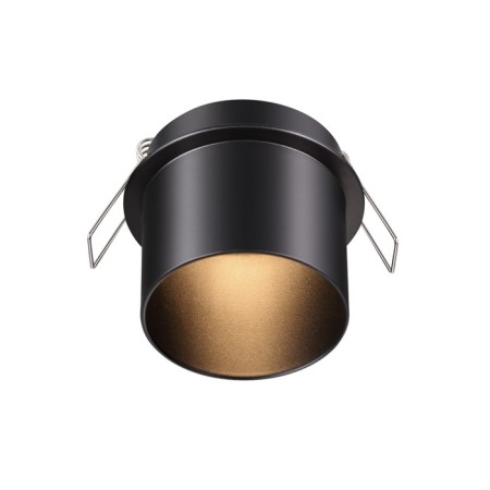 Lamp built -in Novotech. Butt, 50W, GU10, 58x68x68 mm, black color-2