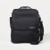 Male bag on lightning, luris, long belt, black color