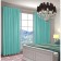 Software curtains, size 150x240 cm - 2 pcs, turquoise color