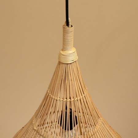 Ceiling Lamp from the rattan "Hendrick", 1 × 120 W, E27, 40 × 40 × 55 cm-3