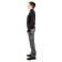 Payer Sweatshirt "Tahoe", fleece 150g, dark blue with orange, rr 40-42 Height 170-176