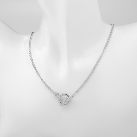 Assorted Pendant Cupid, Silver Color, 45cm-7