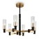 Charya Freya Fr5167PL-06BS AMBRA, 574X574X558 mm, E14, 6x40W, brass color