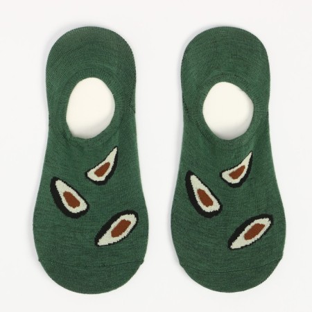 Women's socks, green color, size 23-25-1