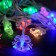 Garland “thread” 5 m with nozzles “Two bells”, IP20, transparent thread, 20 LED, glow of multi (RG/RB), blinking, 220 V