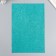 Foamiran glitter 2 mm 20x30 cm, turquoise