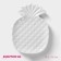 Serving share "Pineapple", 19.5 × 14 cm, white color