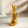 Table decorative stand "Doberman with glasses" 26x46x74 cm