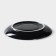 Porcelain saucer "watercolor", d = 14.5 cm, black color
