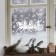 Stick for windows "Troika horses", reusable, 50 x 70 cm, New Year