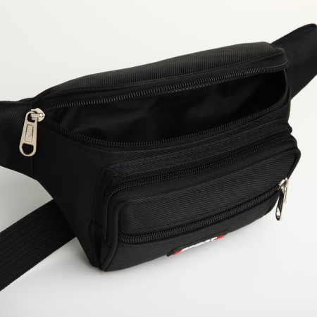 Board belt on a zipper, 3 outer pockets, black color-5