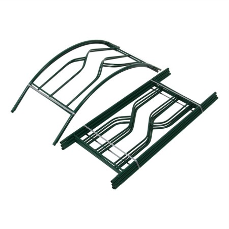 Sadovaya arch, collapsible, 250 × 120 × 30 cm, metal, green-8