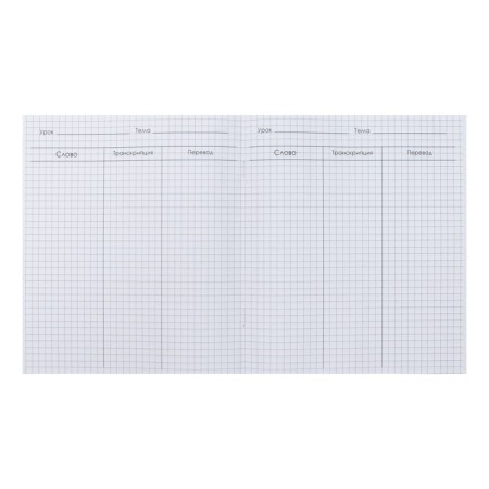 Notebook - a dictionary for recording foreign words, calligrata, 48 sheets in a cage, an original block-1