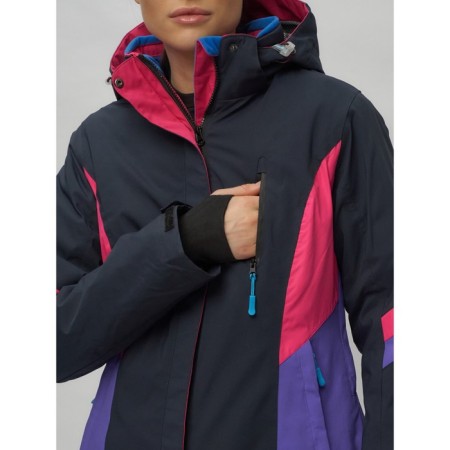 Ski suit, size 44, dark blue color-2