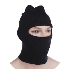 Balaclava - mask 1 hole, black color