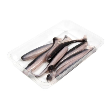 The Yaman Pro Plum Blossom, 7.6 cm, color #34-Black Red Flake/Pearl, packaging 7 pcs.-3