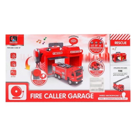 Parking "Firefire" with a machine and walkie -talkie, light and sound effects, mix-7