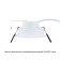 Point built-in lamp Arte Lamp Mira A2861PL-1WH, GU10, 35 W, 8x2.2x2.2 cm, white