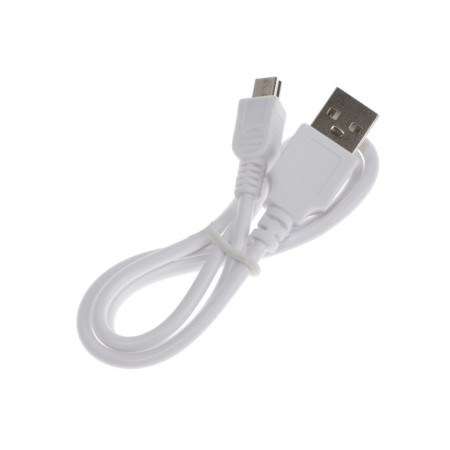 Cable Luazon, miniusb - USB, 1 A, 0.5 m, only for charging, white-3