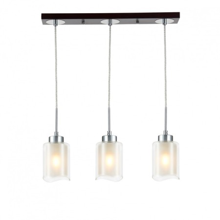 Suspended Citilux “Fortune” CL156232, 52x11x45 cm, 3x75W, e27, gray color