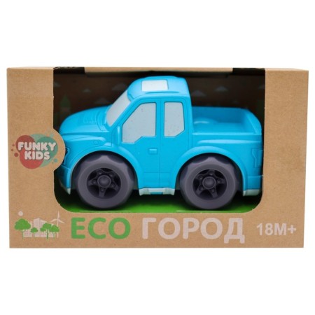 Eco-machine Funky Toys, Blue color, 15 cm-1